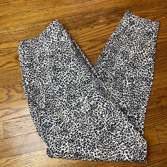 Old Navy Pants - Old Navy Womens Stevie Pants Leopard Plus 2X
